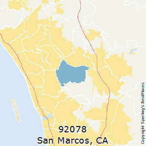 Best Places to Live in San Marcos zip 92078 California